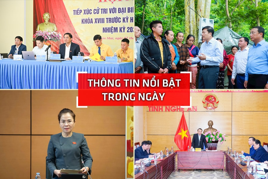 Nghệ An: Thông tin nổi bật ngày 7/11