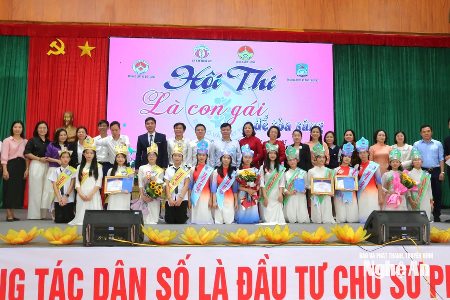 Học sinh xã Đô Lương gửi nhiều thông điệp ý nghĩa đến Hội thi “Là con gái để tỏa sáng”