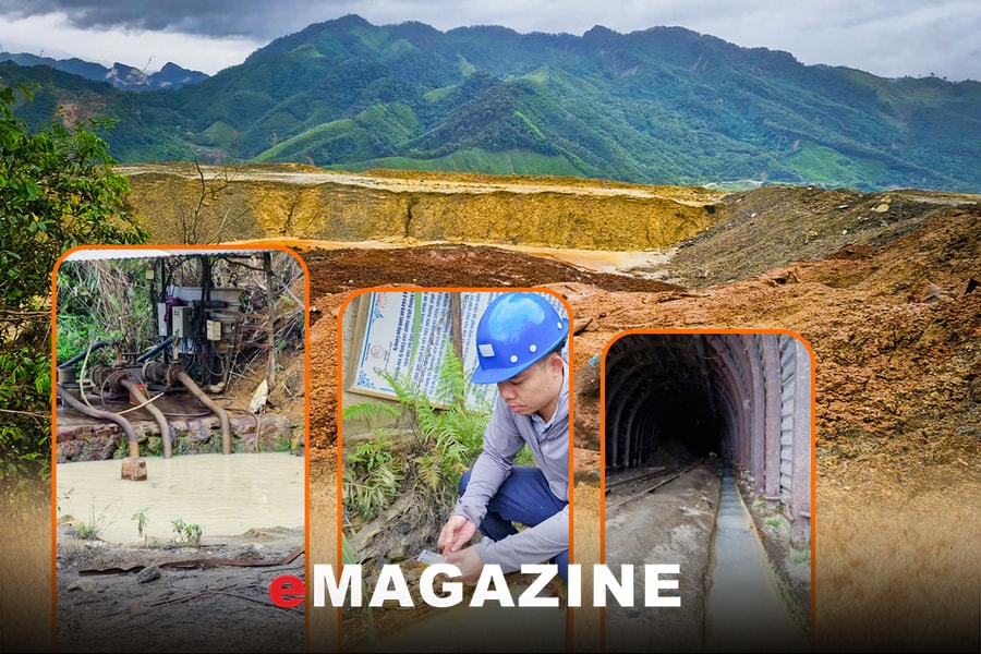 Nước “nhiễm axit” - mối lo trên đỉnh Lan Toong