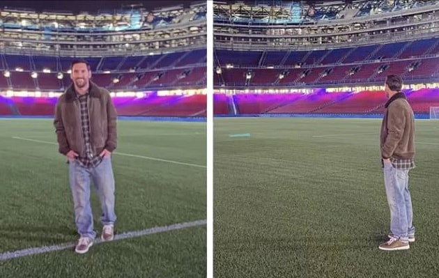 Messi trở lại Camp Nou, để lại lời hẹn với Barcelona