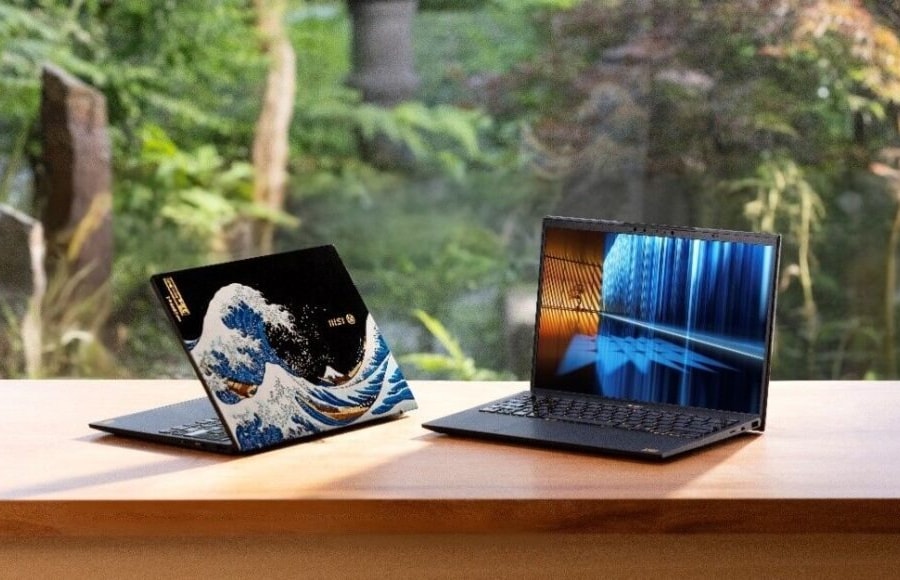 MSI Prestige 13 AI+ Ukiyo-e: Laptop sơn mài Nhật Bản giá 45,99 triệu