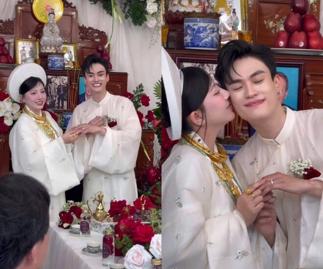 MC Đại An gây chú ý với phong cách trang điểm trong đám cưới