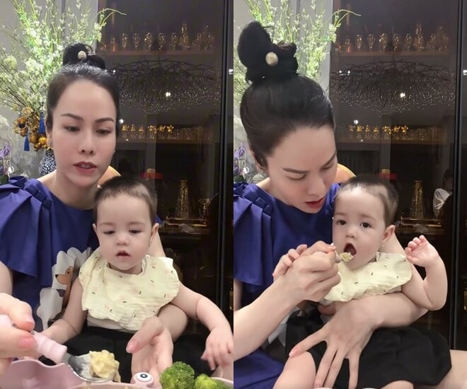 Nhật Kim Anh chia sẻ khoảnh khắc đáng yêu của con gái 10 tháng