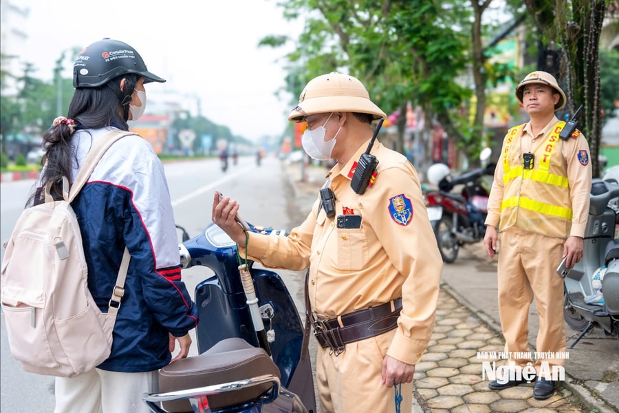 Nghệ An đồng bộ giải pháp, nhằm giảm vi phạm giao thông trong lứa tuổi học sinh