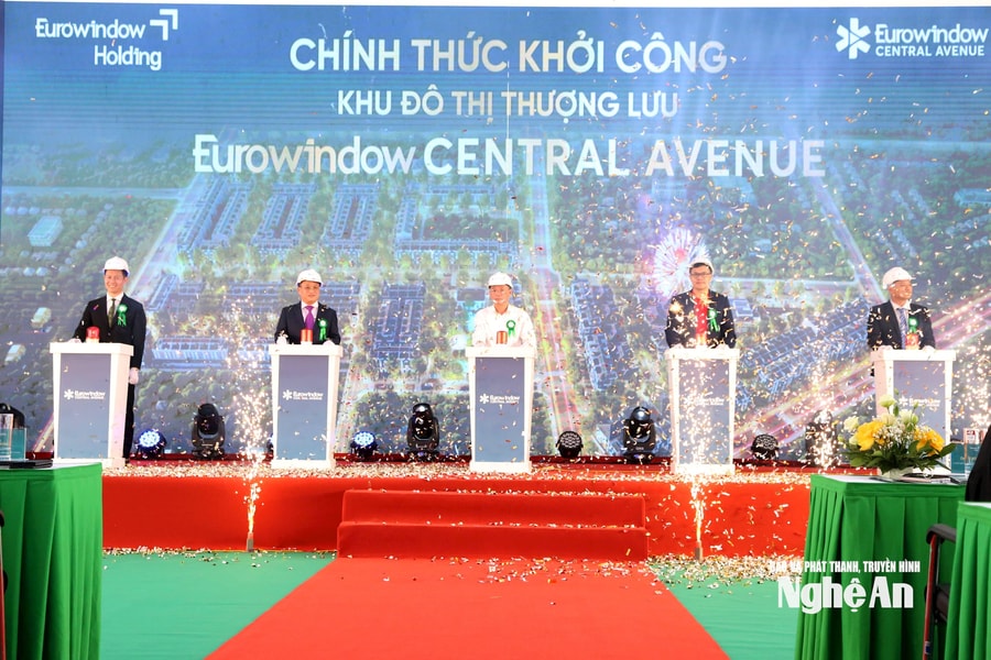 Khởi công dự án khu đô thị thượng lưu Eurowindow Central Avenue tại Nghệ An