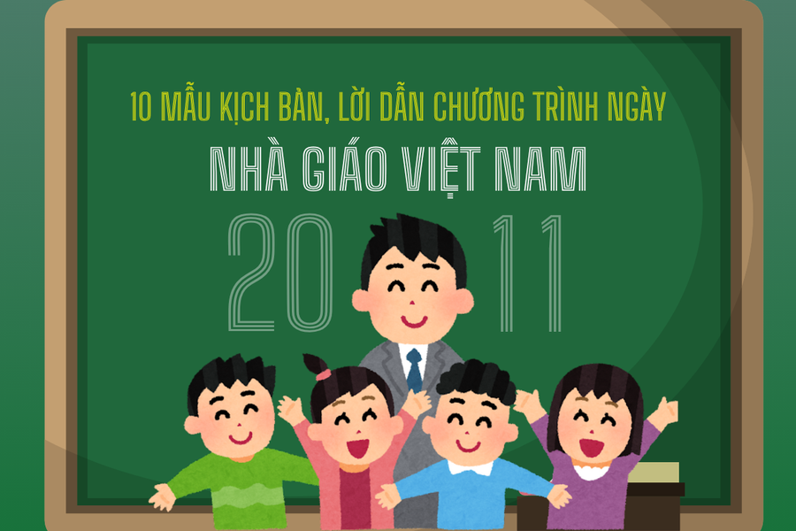 10 mẫu kịch bản, lời dẫn chương trình 20/11/2025 hay nhất