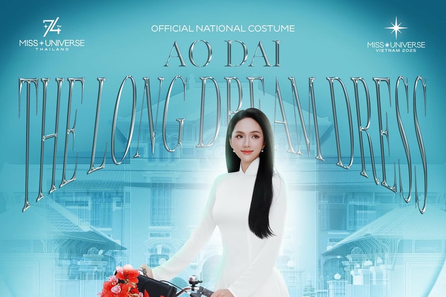 Hương Giang chọn Áo Dài trắng cho Miss Universe 2025