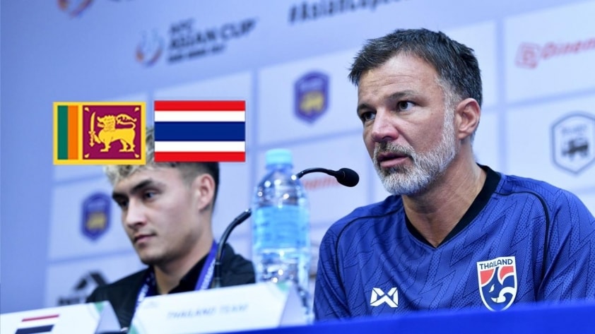 HLV Hudson: Thái Lan buộc thắng Sri Lanka - Asian Cup 2027