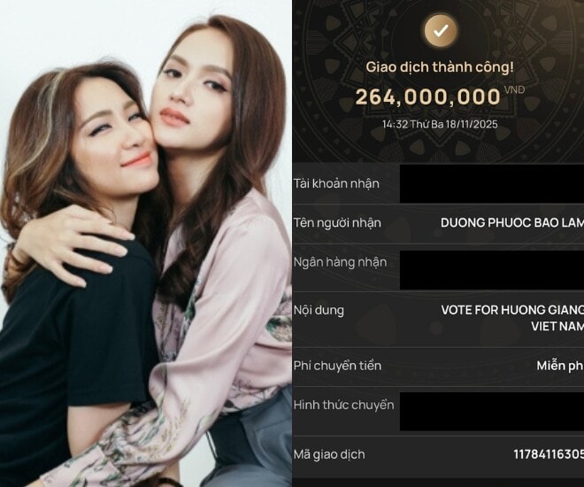 Hòa Minzy chi 264 triệu đồng ủng hộ Hương Giang tại Miss Universe