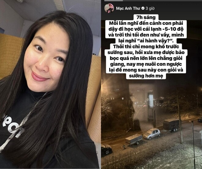 Mạc Anh Thư chia sẻ về cuộc sống của con gái tại Phần Lan