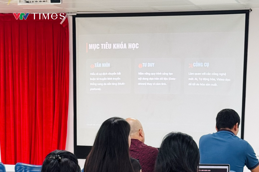 VTV đào tạo sản xuất nội dung đa nền tảng cho kỷ nguyên số