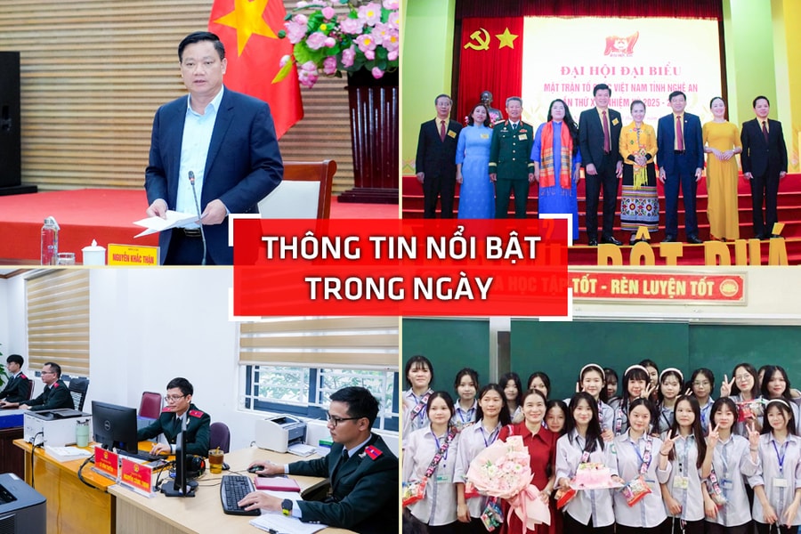 Nghệ An: Thông tin nổi bật ngày 20/11