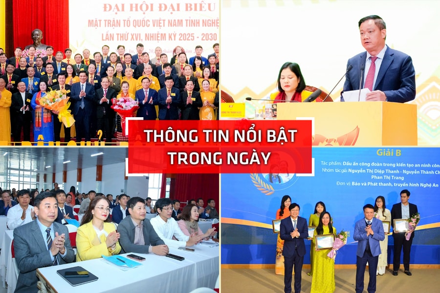 Nghệ An: Thông tin nổi bật ngày 21/11
