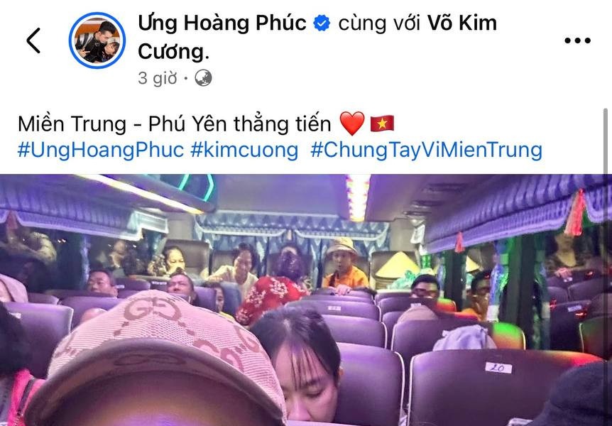 Ưng Hoàng Phúc phản hồi bình luận mỉa mai về chuyến từ thiện