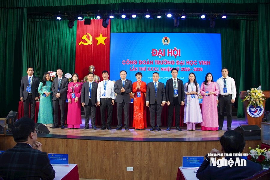 Đại hội Công đoàn Trường Đại học Vinh lần thứ XXXV, nhiệm kỳ 2025 - 2030