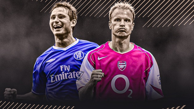 Đội hình Chelsea - Arsenal hay nhất Ngoại hạng Anh