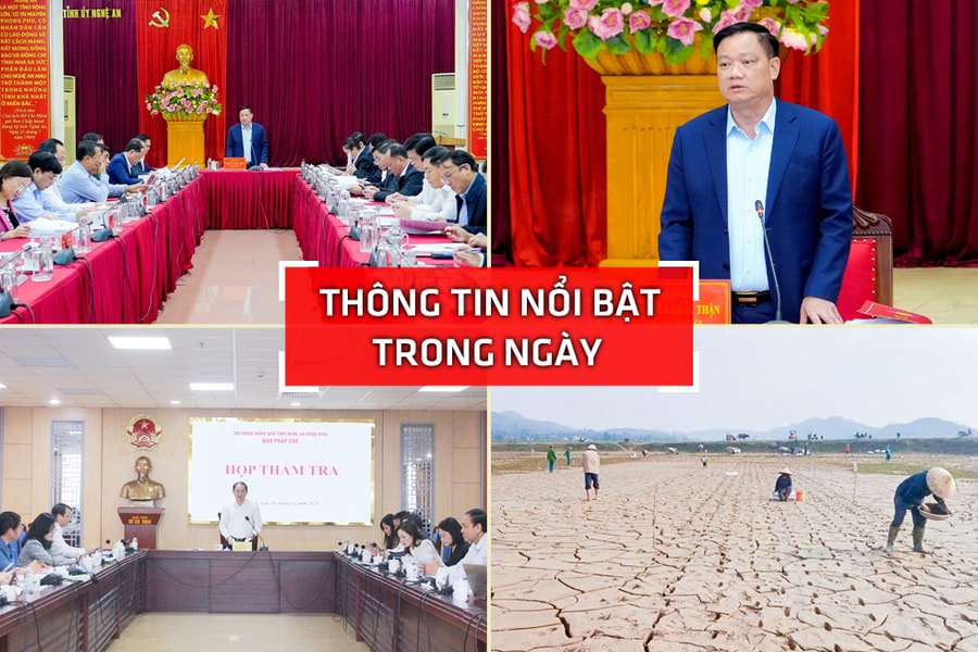 Nghệ An: Thông tin nổi bật ngày 2/12