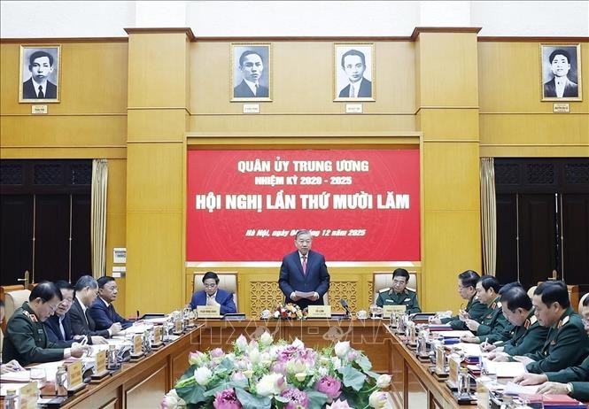 Tổng Bí thư Tô Lâm: Hành động theo phương châm '5 vững', xây dựng quân đội trong tình hình mới