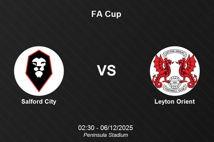 Nhận định Salford City vs Leyton Orient - Vòng đấu FA Cup