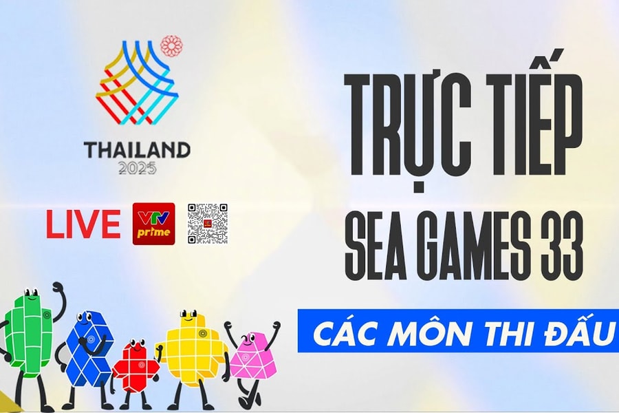 VTV5 VTV6 HTV THVL trực tiếp lịch thi đấu SEA Games 33 ngày 13/12
