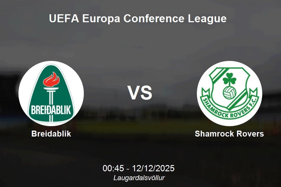 Nhận định Breidablik vs Shamrock Rovers - Conference League