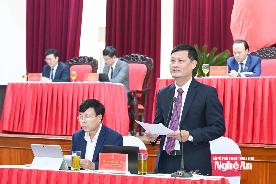 HĐND tỉnh Nghệ An tiến hành chất vấn công tác chuyển đổi số trong hoạt động các cơ quan nhà nước