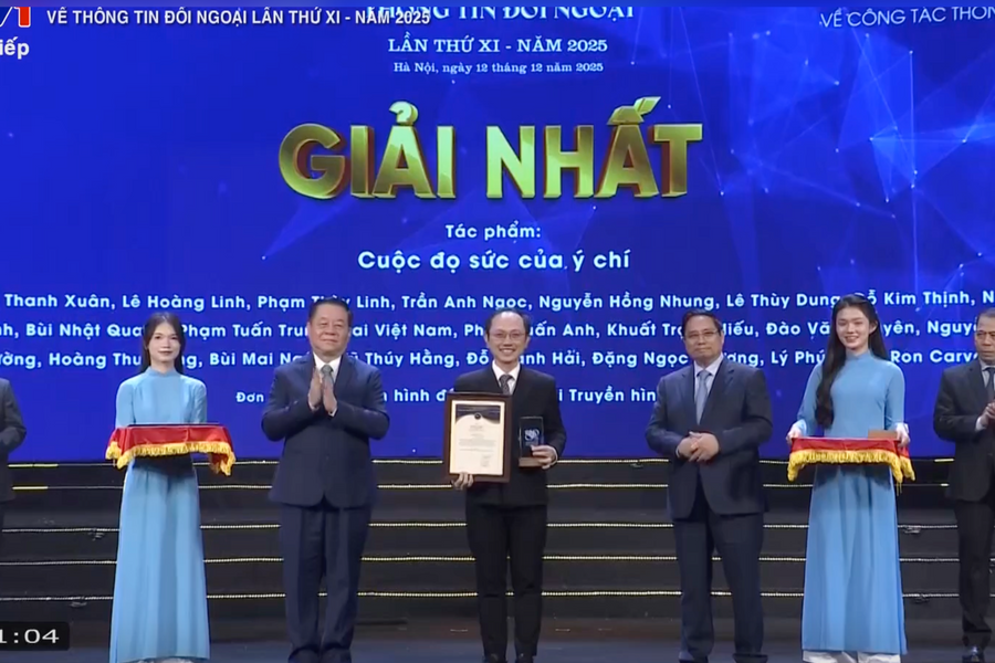 VTV thắng lớn tại Giải thưởng Thông tin đối ngoại lần thứ XI