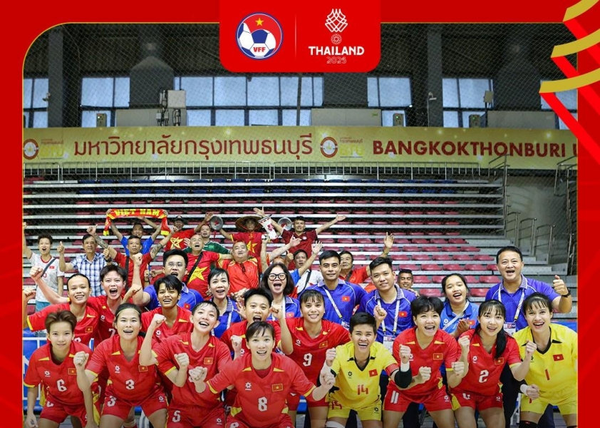 Việt Nam thắng Philippines 1-0, vào chung kết futsal nữ SEA Games 33