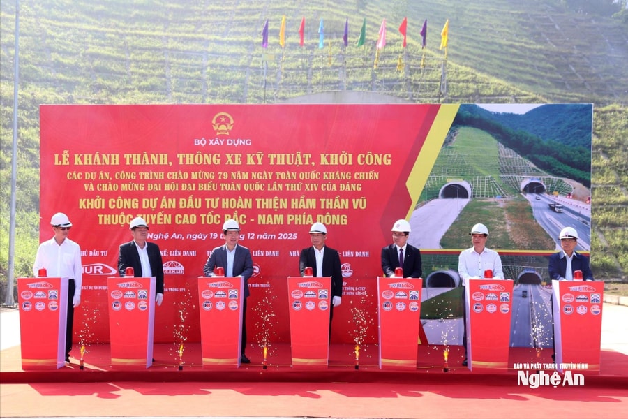 Khởi công Dự án hoàn thiện hầm Thần Vũ trên tuyến cao tốc Bắc - Nam