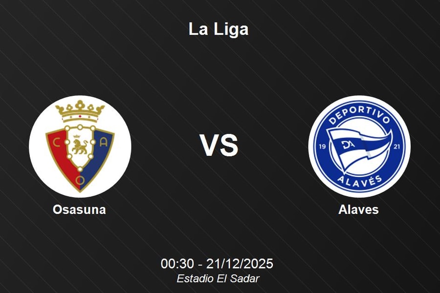 Nhận định Osasuna vs Alaves - Vòng đấu La Liga