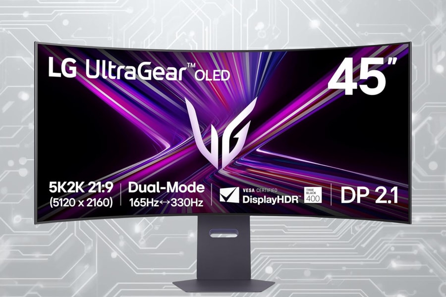 LG 45GX950A-B: Màn hình OLED 5K2K 45 inch giảm giá kỷ lục