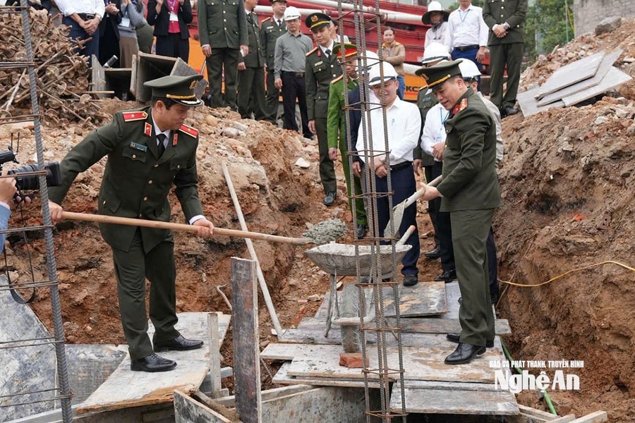 Bộ Công an và Nghệ An tổ chức lễ khởi công các công trình tại Trung tâm Công tác xã hội tỉnh