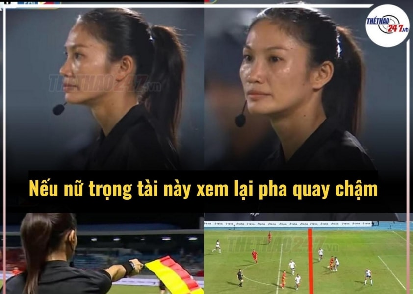 Trọng tài từ chối bàn thắng của ĐT nữ Việt Nam gây bão MXH