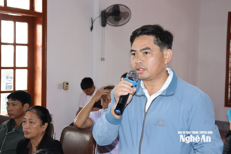 Đại biểu Quốc hội tỉnh tiếp xúc cử tri xã Lương Sơn