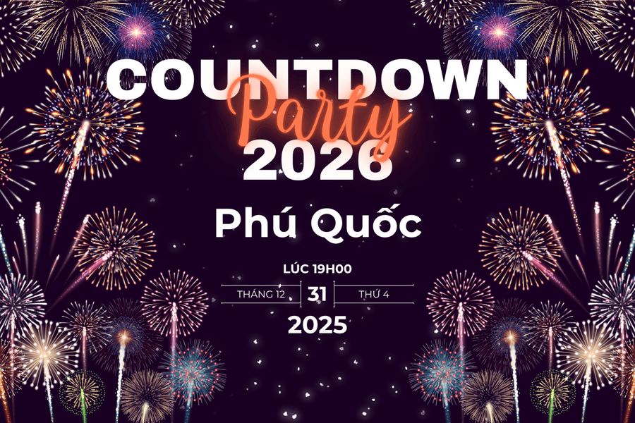 Countdown 2026 tại Phú Quốc: Đại tiệc âm nhạc và pháo hoa trên đảo Ngọc