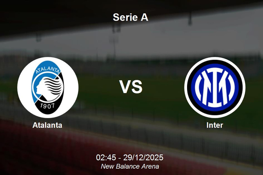 Nhận định Atalanta vs Inter - Serie A (Vòng 17)