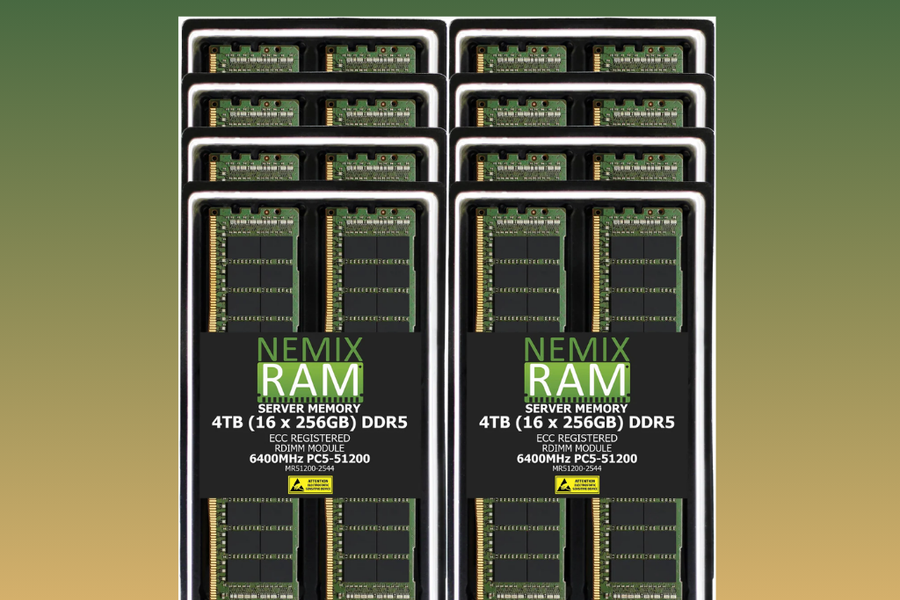 Nemix trình làng bộ kit RAM DDR5 4TB cho máy chủ AI với giá 77.000 USD