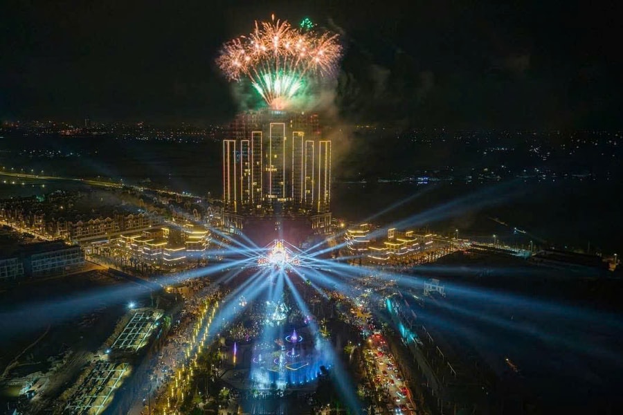 Không khí countdown đón năm mới tại đại đô thị xanh Eco Central Park