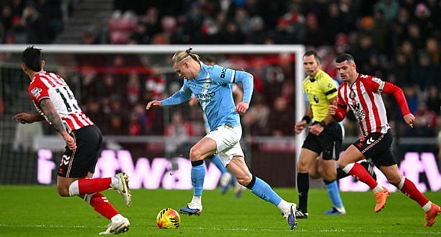 Sunderland cầm chân Manchester City 0-0: Khi Haaland im tiếng tại sân Ánh Sáng