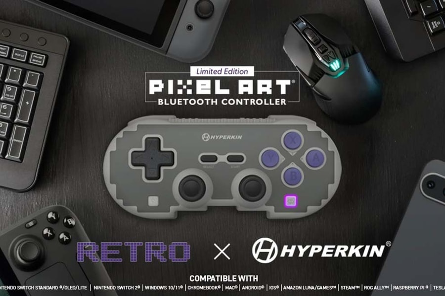 Hyperkin ra mắt tay cầm Retro Pixel Art Wireless đối trọng mới của 8BitDo SN30 Pro