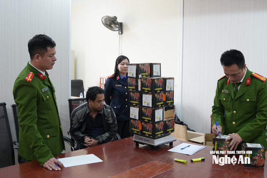 Công an Nghệ An: Khởi tố 3 vụ pháo lậu, thu giữ gần 350kg pháo nổ