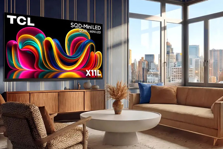 TCL ra mắt TV X11L SQD-Mini LED: Độ sáng 10,000 nits và 20,000 vùng làm mờ