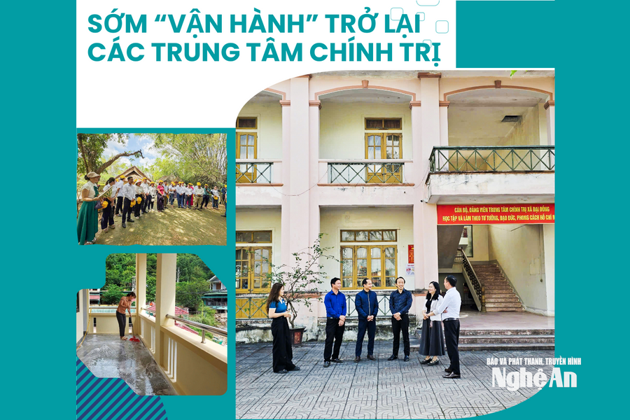 Sớm 'vận hành' trở lại các trung tâm chính trị khi thực hiện chính quyền 2 cấp