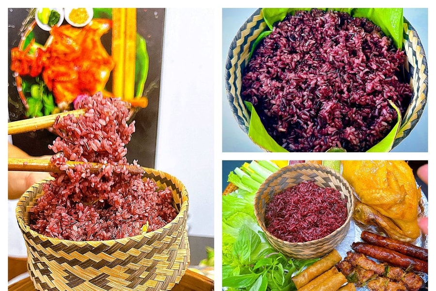 Ép khảu của người Thái ở Nghệ An thành hàng Tết