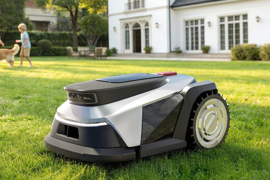 Litheli Skope 800 AI-Vision: Robot cắt cỏ thông minh tự nhận diện ranh giới không cần dây dẫn