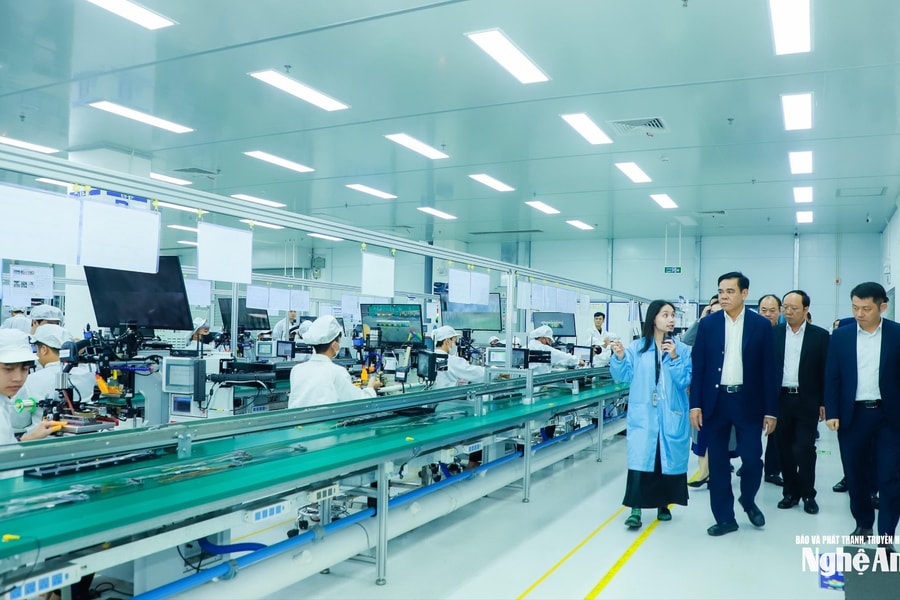 Công nghiệp Nghệ An tăng trưởng tốp 4 cả nước năm 2025