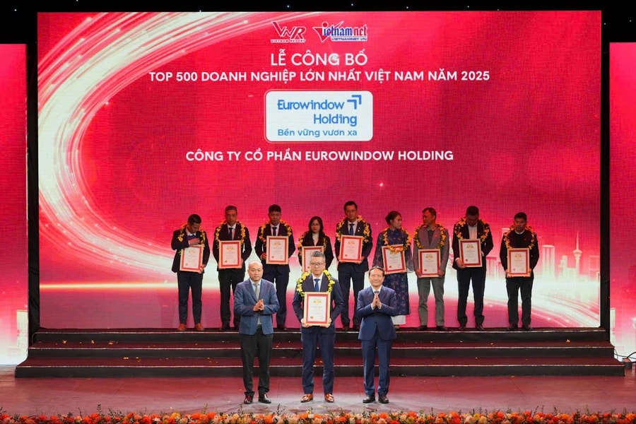 Eurowindow Holding - Uy tín Top 500 doanh nghiệp lớn nhất Việt Nam 2025