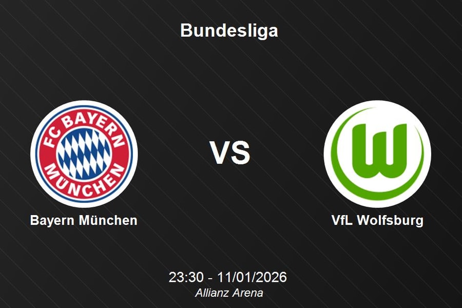 Nhận định Bayern München vs VfL Wolfsburg - Bundesliga: Sức mạnh tuyệt đối của Hùm xám
