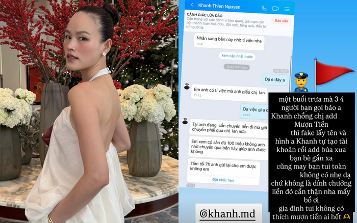 Người mẫu Tuyết Lan cảnh báo chiêu trò mạo danh chồng bác sĩ để lừa đảo 100 triệu đồng