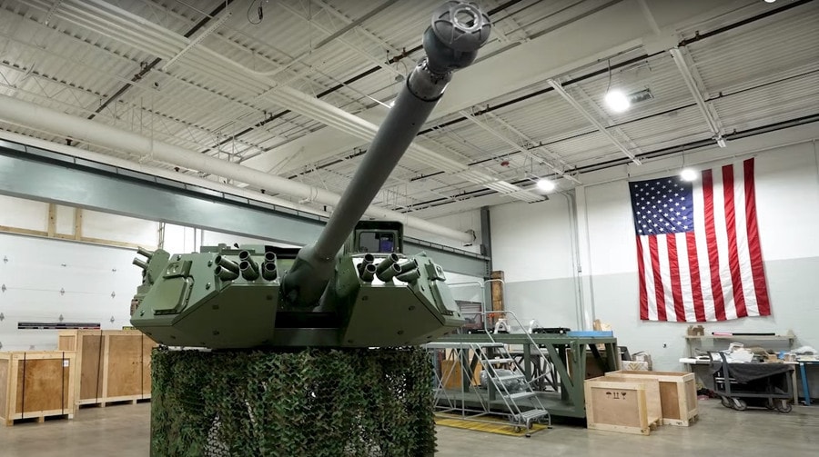 Lục quân Mỹ hiện đại hóa hỏa lực bằng pháo 50mm XM913 trên xe chiến đấu XM30